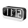 Wholesale multi-function mirror effect digital LED table alarm clock for kids