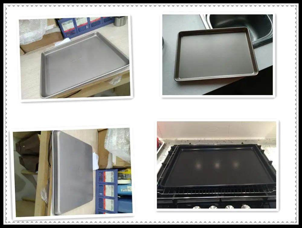 Non Stick Baking Pan / Black Baking Tray For Home Use Or Bakery Room