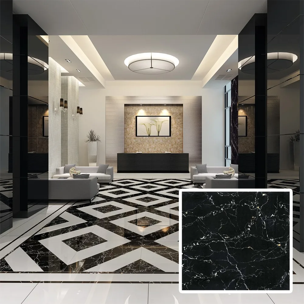 Natural 3d effect inkject ceramic floor tiles