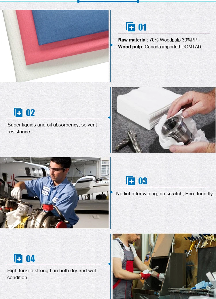 Spunlace Nonwoven SGS Test Optical Cleaning Paper