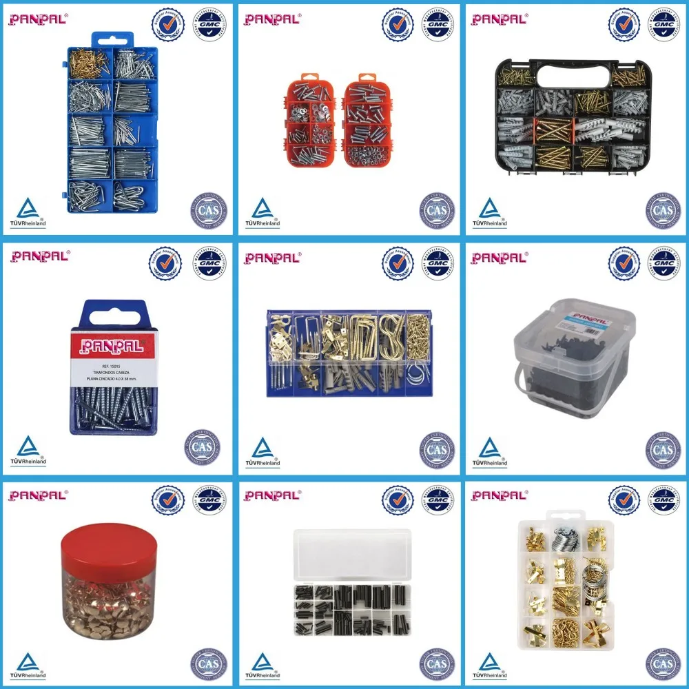 BSCI Approved China Factory Hardware 650PC Nut Bolt Washer Assortment supplier