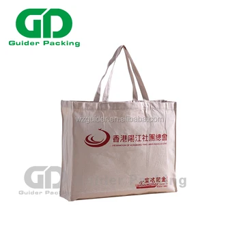 Personalized Own Logo Design Custom Made Large Storage Ping Net Canvas Cotton Bags At Whole Price Bangkok Packaging Bag