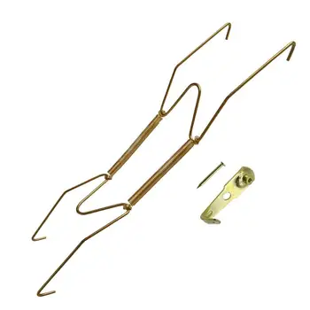 W Shape Plate Hangers For The Wall Decorative Dish Display Tray