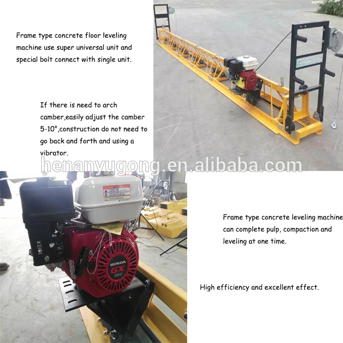 High Performance Laser Flooring Level Screed Frame Type Concrete