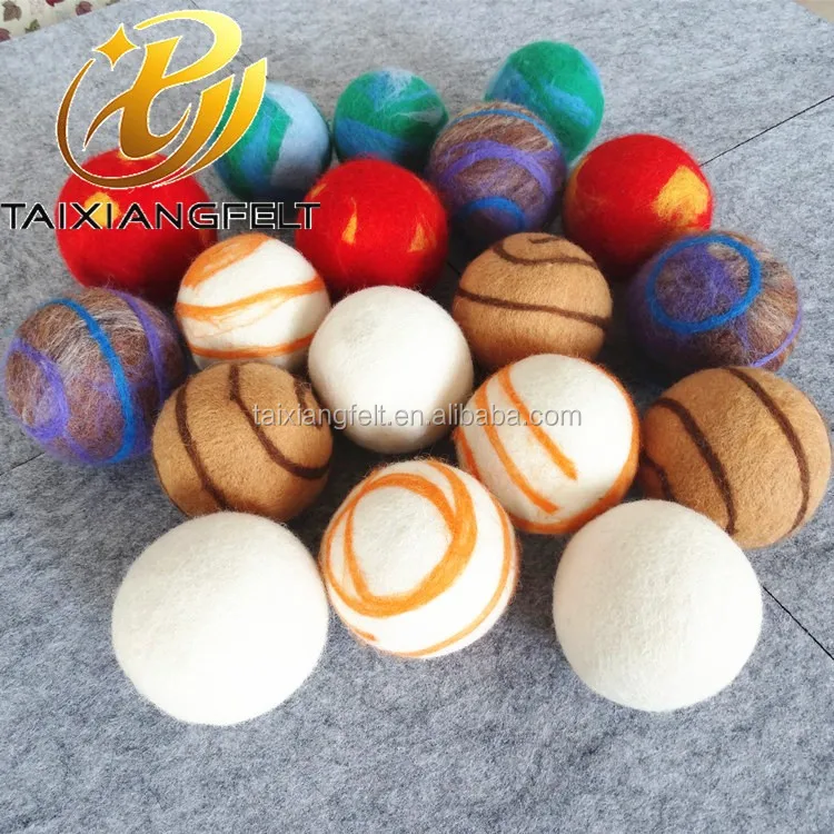 100 Wool 20100mm Felt Balls 0.8inch Pom Poms Pure Wool Beads Mixed