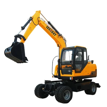 construction heavy equipments wheel mini potato digg