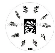 2015 new A Series A03 Nail Art Polish DIY Stamping Plates Image Templates Nail Stamp Stencil