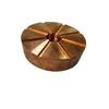 custom copper thermal conductive pad NC turning cnc machining processing