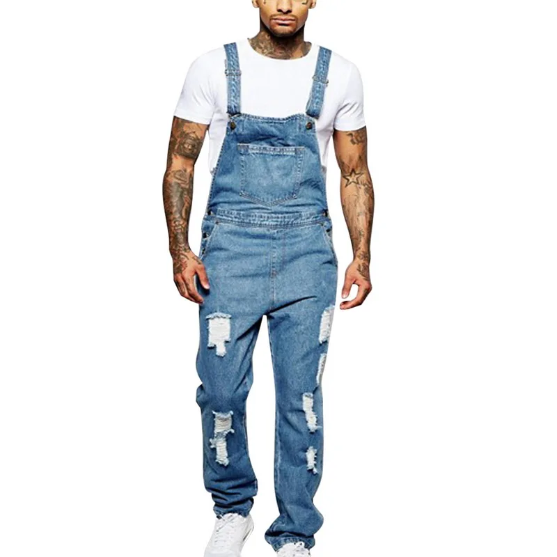 Overol Jean Hombre Overalls Jumper De Mezclilla Para Hombre
