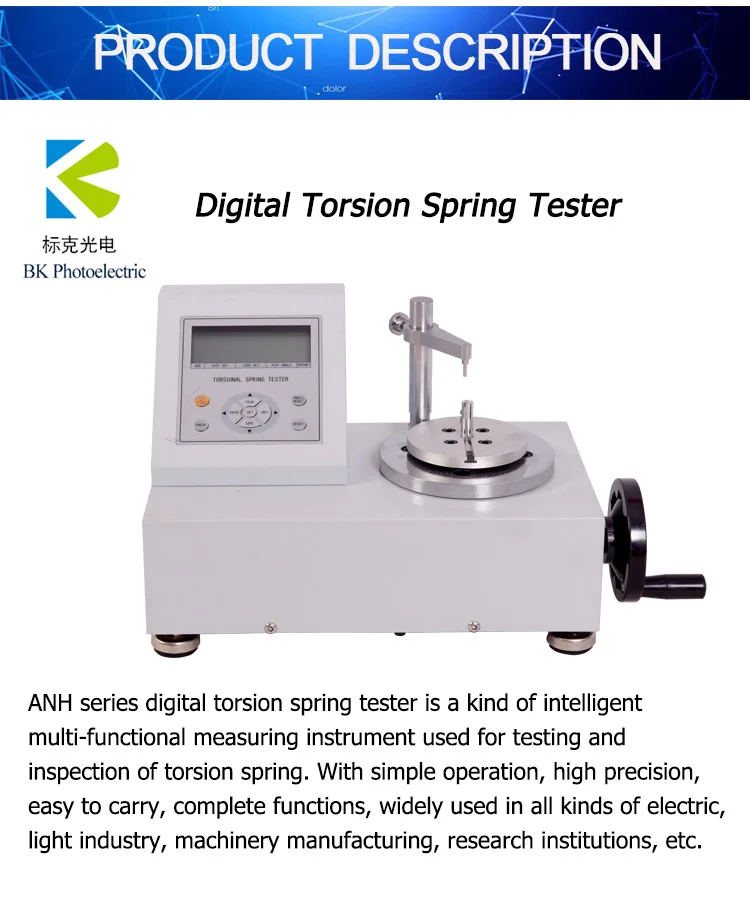 Carlson Torsion Spring Tester Bottle Cap Torque Tester For Research