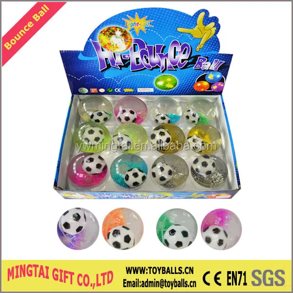 flashing colorful soccer bounce ball 03
