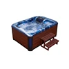 SM695Modern garden design parts colorful plate Balboa Control System with LED light 2 persdon whirlpool massage spa outdoor bath