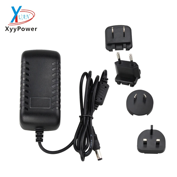 Ce Ul En Iec 60601 Interchangeable 5v 3a Ac/dc Power Adapter 15w Series
