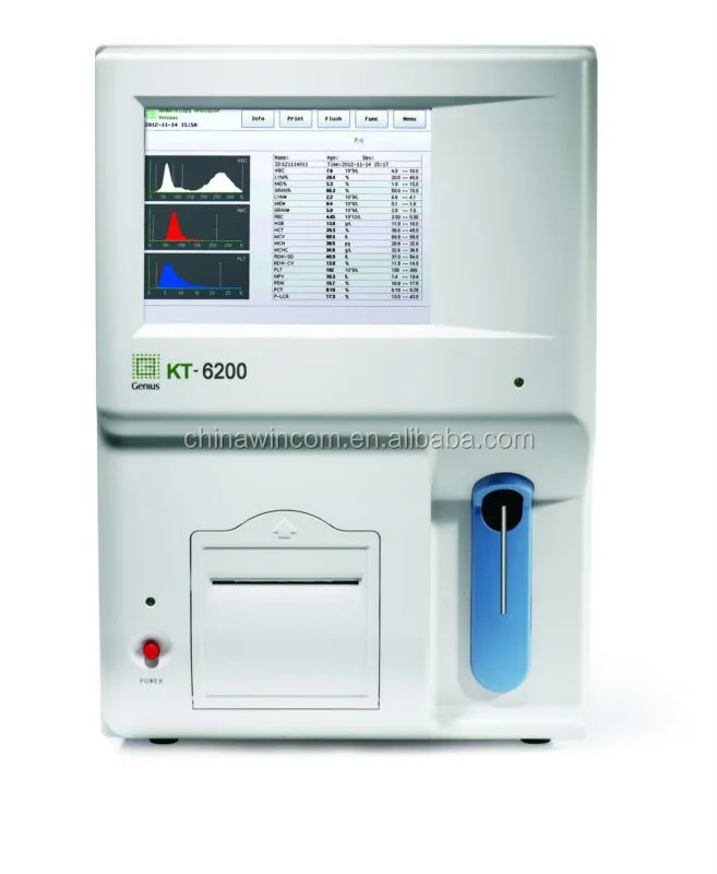 Blood analysis system type fully auto hematology analyzer
