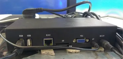 Upright showcase transparent LCD glass door/play video advertisement on the door