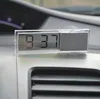Mini digital transparent LCD car windshield clock with cupula