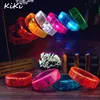 >>>7 Color LED Flash Bracelet Sound Controlled LED Light Up Bracelet Activated Glow Flash Bangle For Christmas Party Decorations