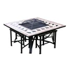 outdoor cematic tile top Fire pit table Sets
