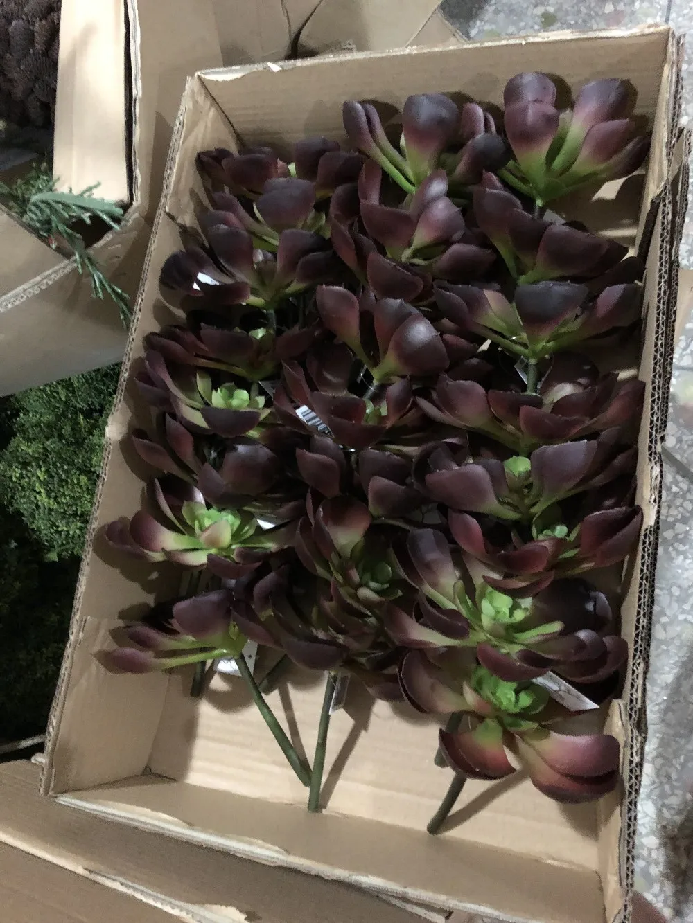 Artificial Real Touch Faux Jackfruit Tree Leaf Branches Stems Green