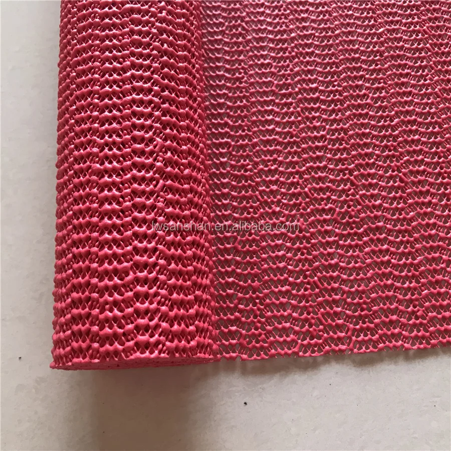 Waterproof Pvc Foam Non Slip Mesh Mat/anti Slip Mat/non Slip Rug Pad