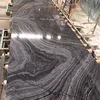 China tree black antique wood vein marble