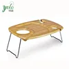Picnic Time Portable mini Wine bar and bamboo Snack table