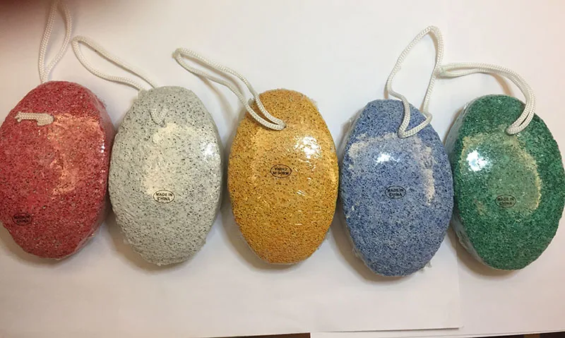 new design professional blue natural wholesale pumice stone foot