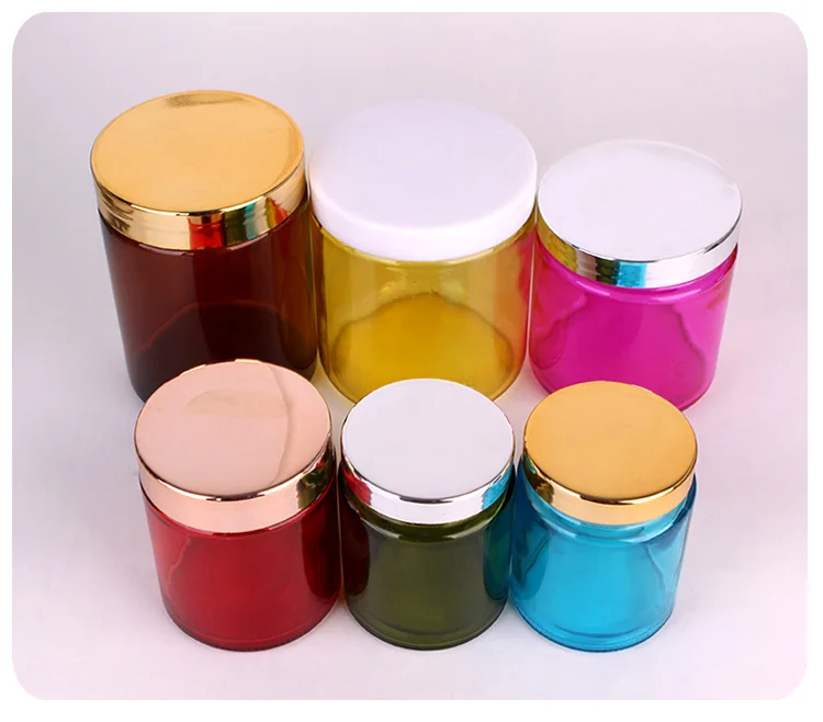 1oz 3oz 6 oz 12 oz 16oz 26oz Glass Jar with Lids Food Storage Jar