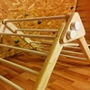 Well Designed montessori Foldable Pikler Triangle rock climbing wall