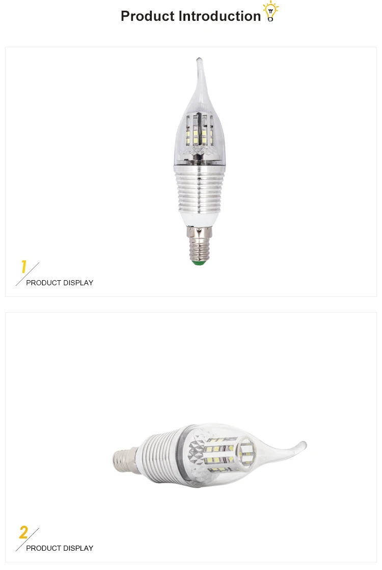 Hot sale E14 warm light LED Candle Light