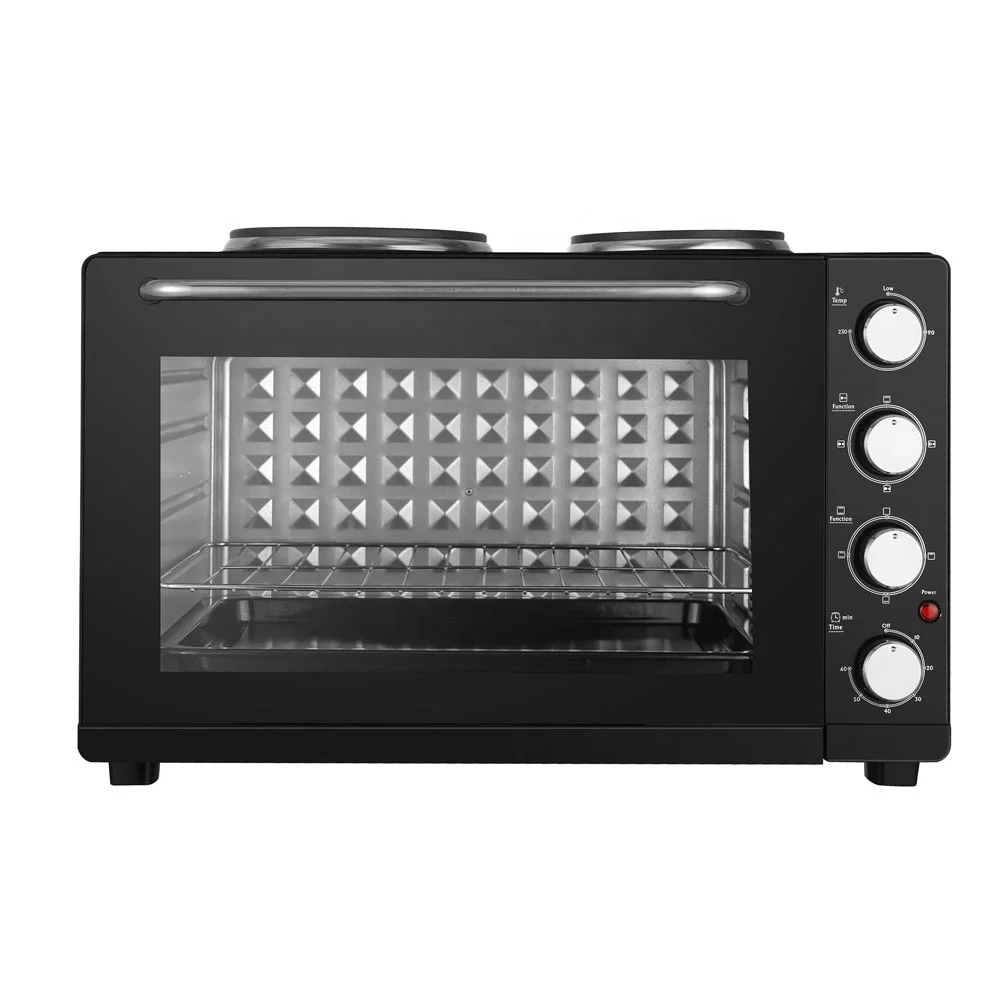 65l Electric Oven With 2 Hot Plate Electrical Toaster Oven With Cb