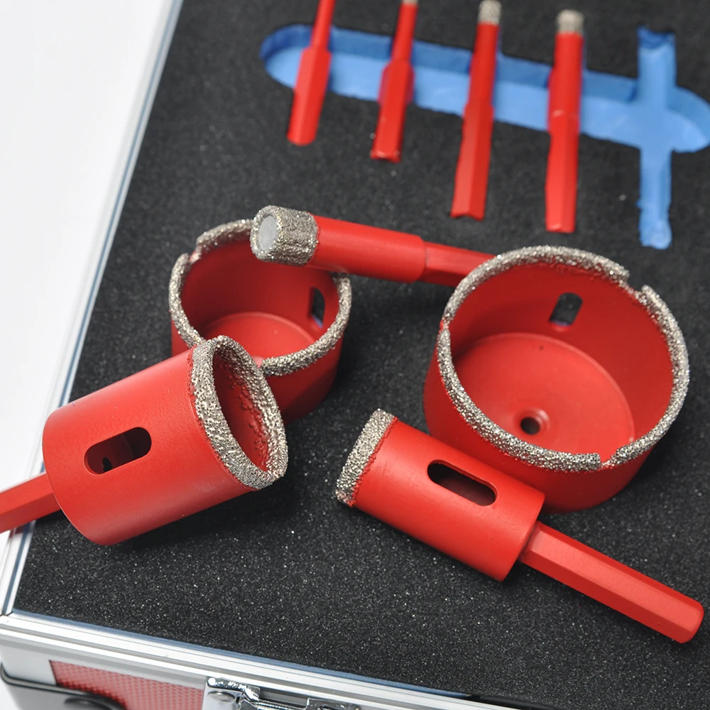 Professional Customized Diamond Hole Saw Tile Drill Bit Kit For Drill