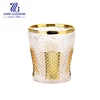 China hot sale high quality 9oz electronic gold engraved glass tumbler GB045409ZSH-D