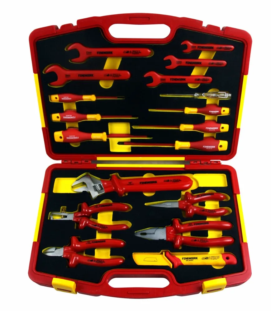 Germany Design VDE Insulated Mechanic Hand Tool Box Set Professional