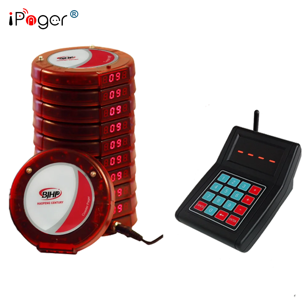 Chine fournisseur sans fil restaurant buzzer vibrations, Buzzer avec