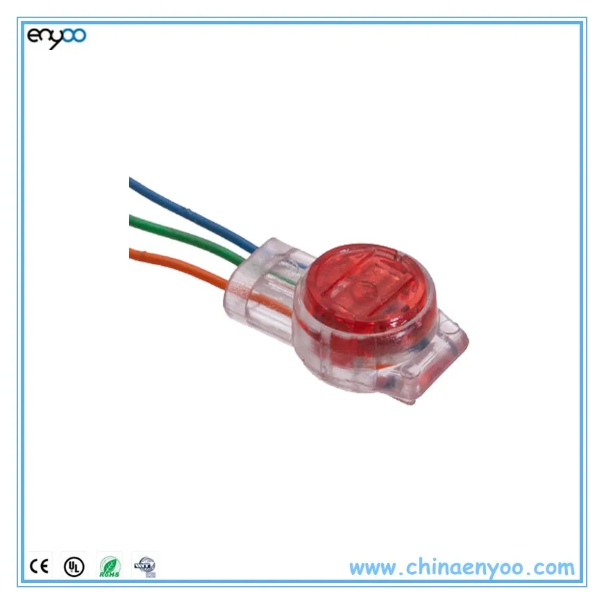 Ur Wire Connectors Ur Idc Buttsplice 1926 Awg Red 3 Wire Gel