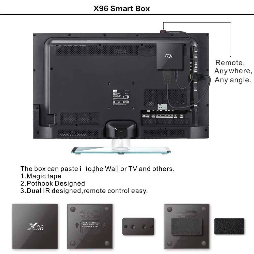 Novo Modelo S905x Codi X96 Atualização De Firmware Box Tv Android Caixa ...