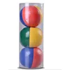 Factory promotion logo custom juggling ball/PVC soft hacky sack/stuffed kick ball