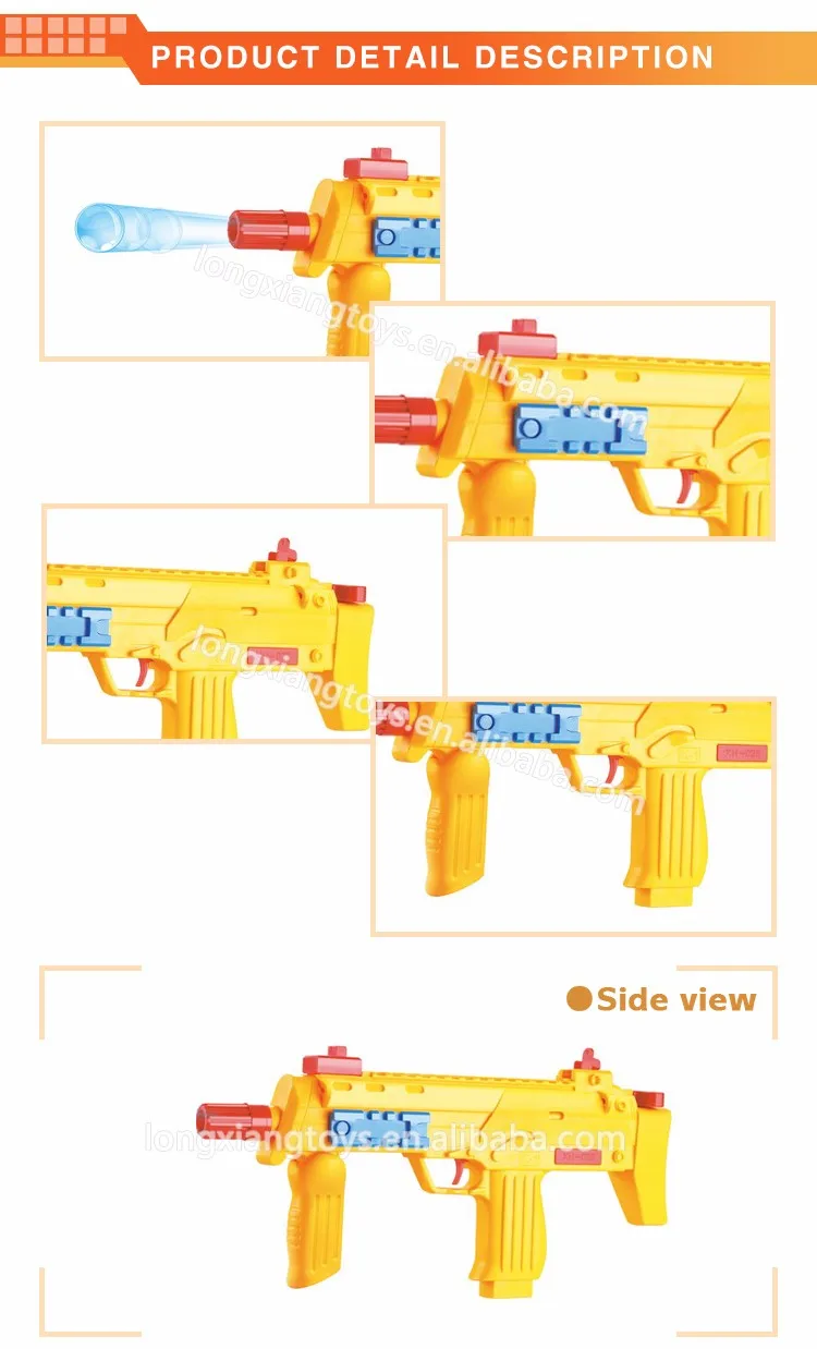 Top Supplier Kids Toy Gun Set Simple Packaging Ball Bullet Toy Gun