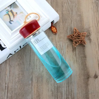 2018 Best sale borosilicate wholesale unbreakable pyrex glass water bottle