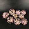 Natural Rhodonite Stone Crystal Ball Spheres For Sale