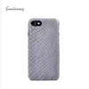 Back cover python skin case for iphone7/8 plus leather phone case genuine leather mobile phone cover