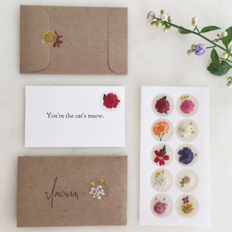 Pressed Real Dried Flower Epoxy Stickers Self Adhesive Epoxy Floral Stickers Buy Adhesive