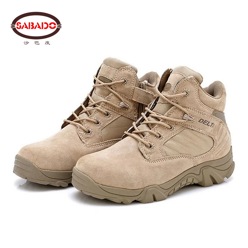 6'' Mid Cut Military Desert Boots 2018 Outdoor Hiking Shoes Men's ...