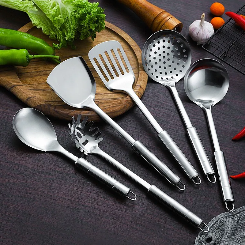Stainless Steel Kitchenware,Cookware Sets Cooking Spoon,Shovel,Soup