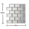 Silver Decoration Backsplash Brick Wall Tiles