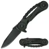 Whole Black Coated Chain Drive Shape Folding Blade Knife