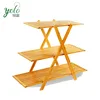 Indoor Living Room Balcony Potted Shelf Folding Bamboo Flower Stand