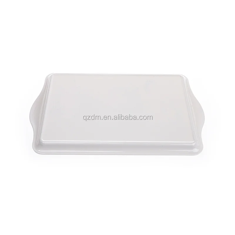 Plastic Melamine Serving Tray With Handle