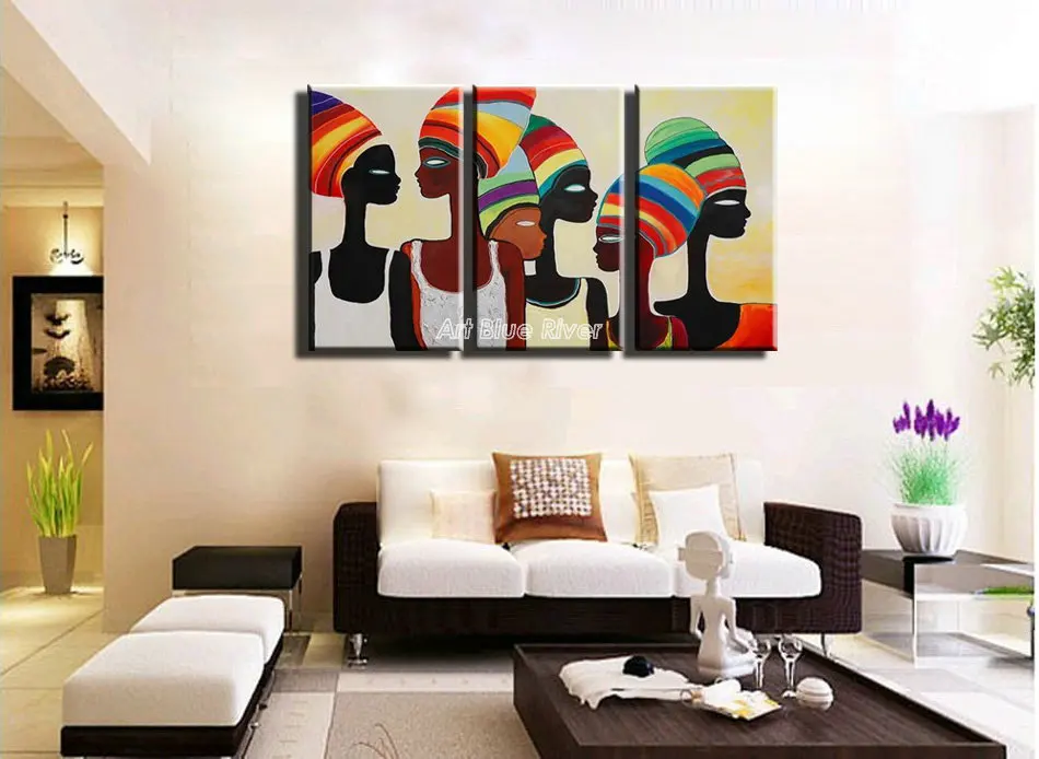 Achetez en Gros peinture à l'huile africaine en Ligne à